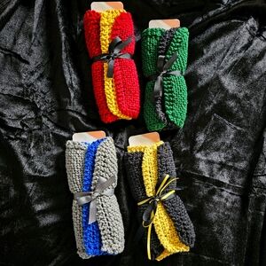 Hogwart House (Individual sets includes 2 dishcloths) 100% Cotton Handmade